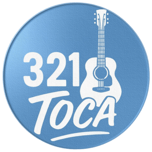 Logo de 321 Toca, escuela de guitarra a domicilio y online